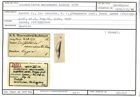 Karteikarte zum Holotyp von Cristellaria mucronata Karrer, 1878